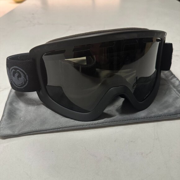 Dragon DX3 L OTG Low Bridge Fit Goggles - All Black - Picture 1 of 5